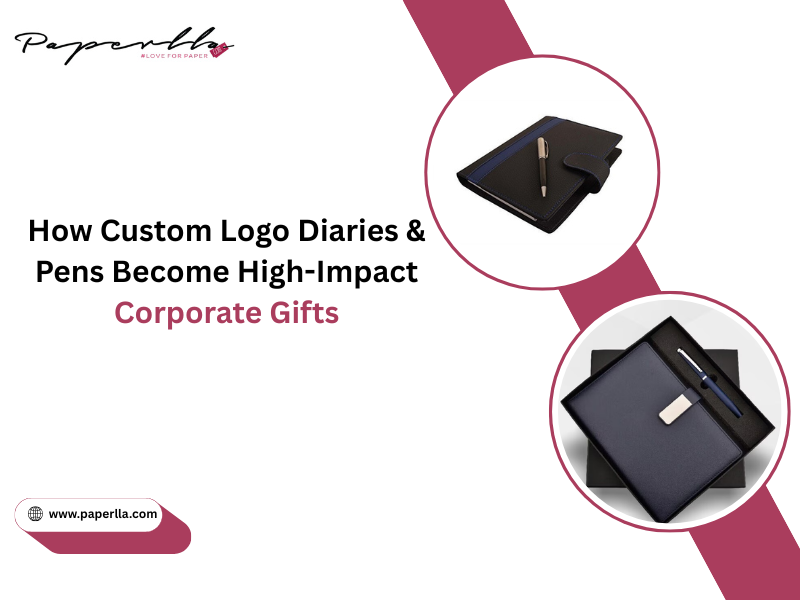 How Custom Logo Diaries & Pens Become High-Impact Corporate gifts