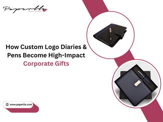 How Custom Logo Diaries & Pens Become High-Impact Corporate gifts