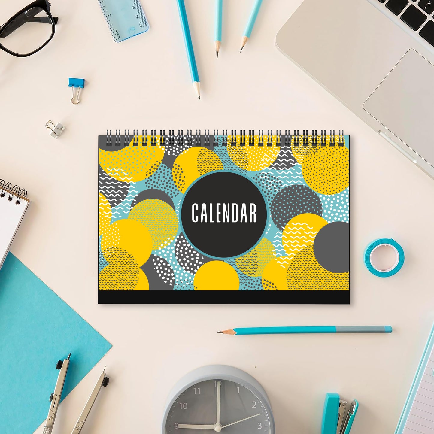 Undated Desk Calendar 2025 Planner