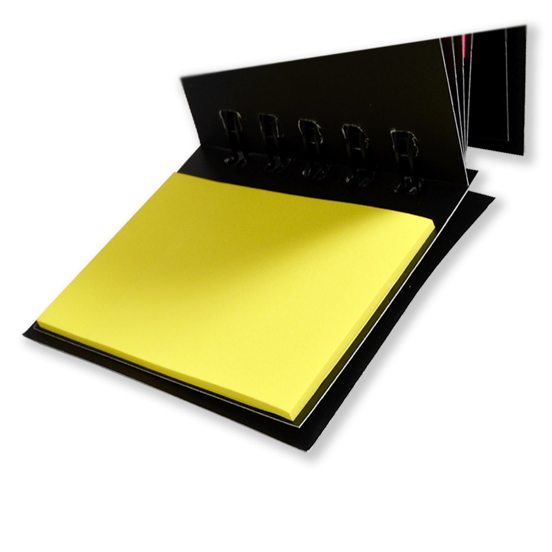 Sticky Notes Pad, Pocket-Size, Wirobound (2 x 3 Notes and Flags, 5 Colours)