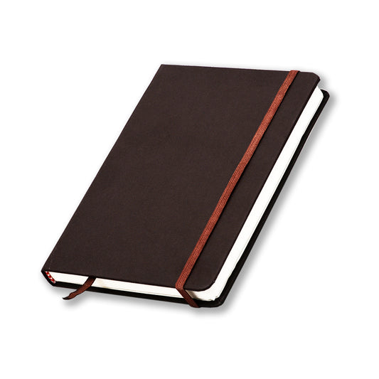 BROWN UN-RULED A5 NOTEBOOK DIARY | (5.5 X 8.5 Inches) | 80 GSM | 240 Pages | For Man and Woman.