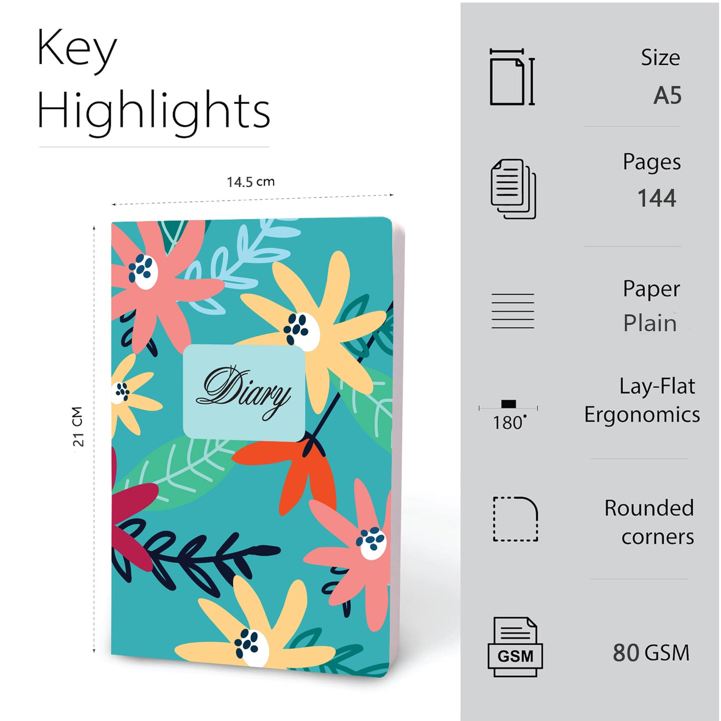 Bound Notebook Diary