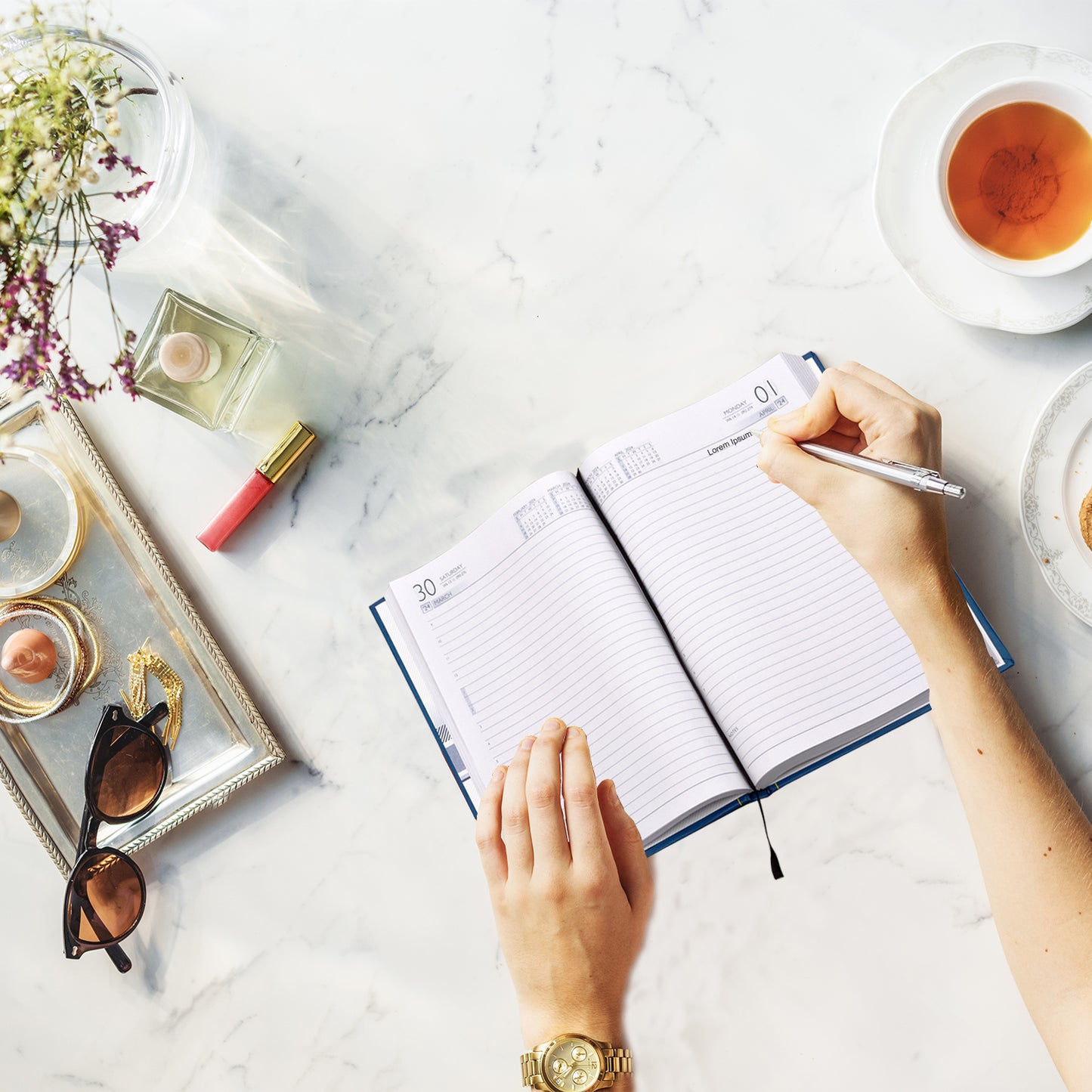 2024 Dated Diary, Monthly Planner, Calendar 2024 - Diary for Daily Use.