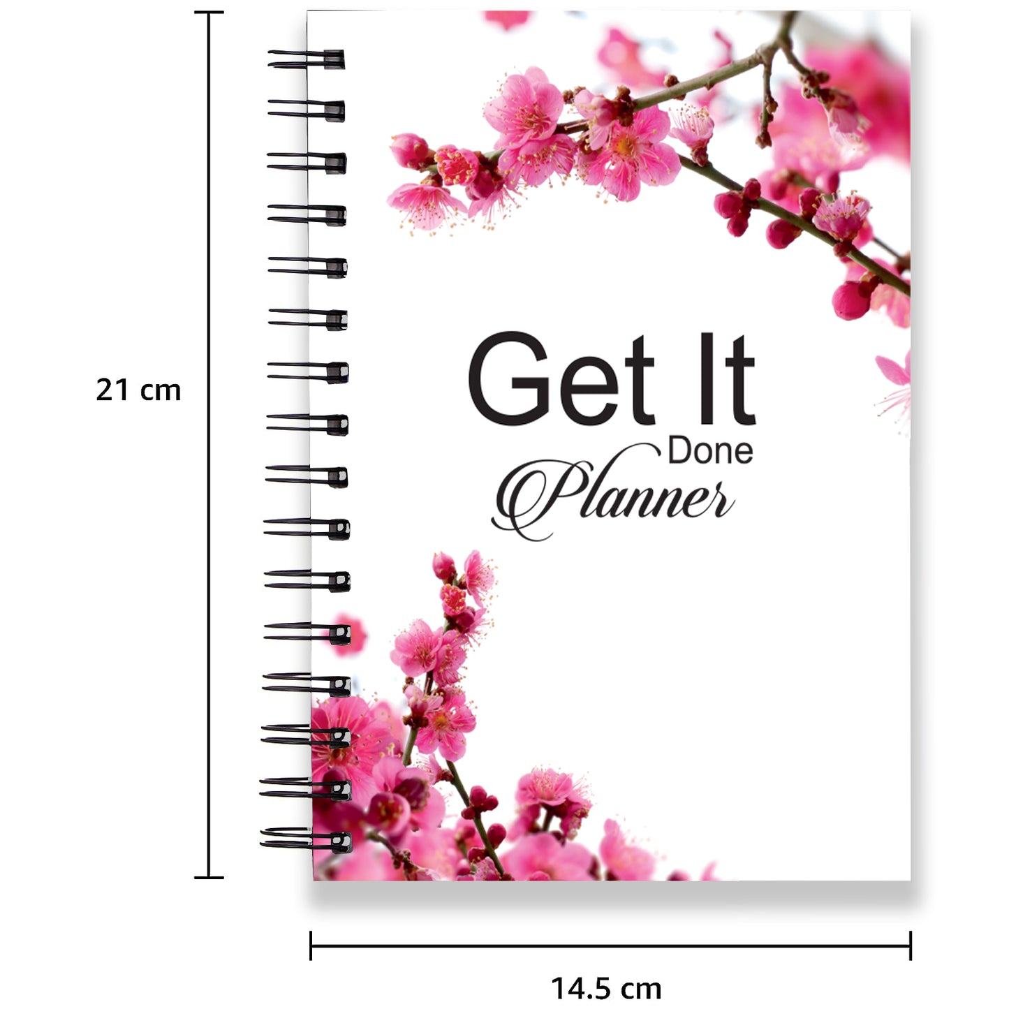 A5 Undated Planner | Simple Journal | Meal Tracker with 150 pages