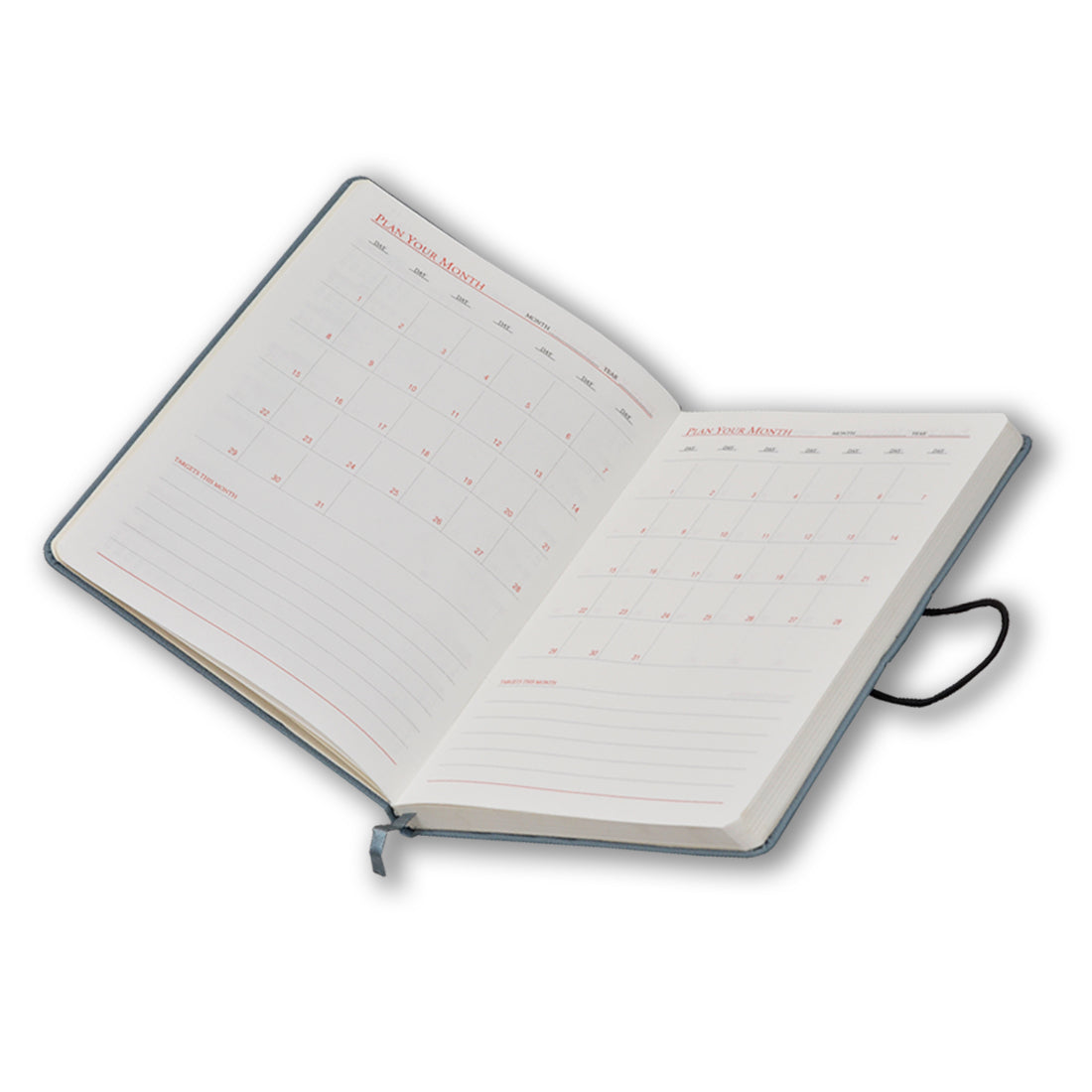 Grey Designer Beautiful and Stylish Lock Planner Fancy Diary On A Cloud-Tail Suitable for Gifting Man and Woman.