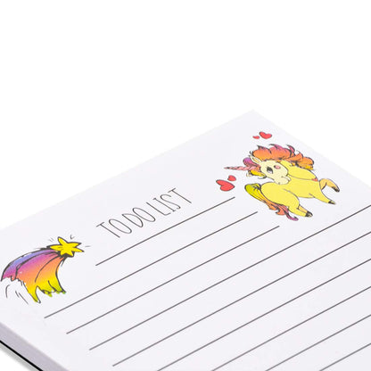 To DO List MEMO Pads Cute Colourful Horse 50 Easy Tear Off Sheets Each| Set of 2 Writing Pads