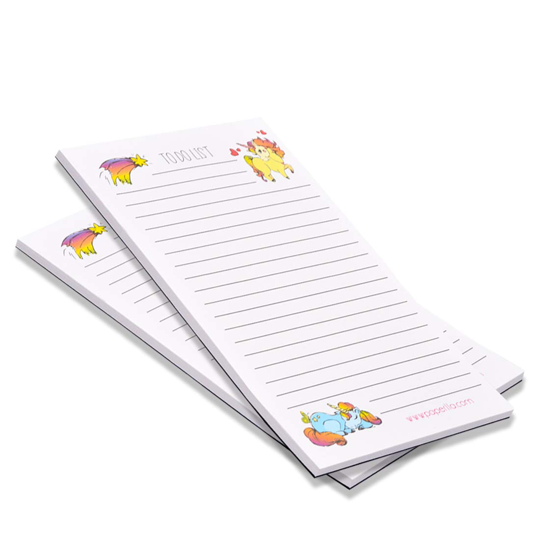 To DO List MEMO Pads Cute Colourful Horse 50 Easy Tear Off Sheets Each| Set of 2 Writing Pads