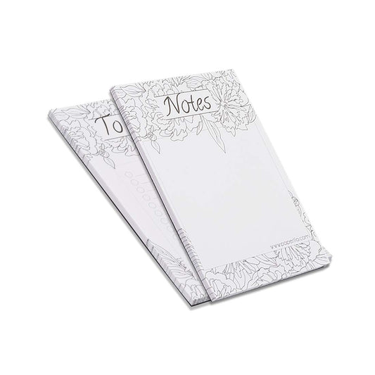 Doodling Note Pad to do List Bucket List for Husband & Wife Pack of 2