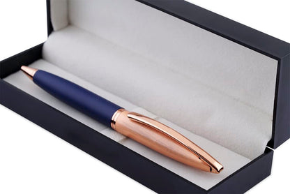 Ballpoint Pen with Case for Office and Gifting (Blue Ink)