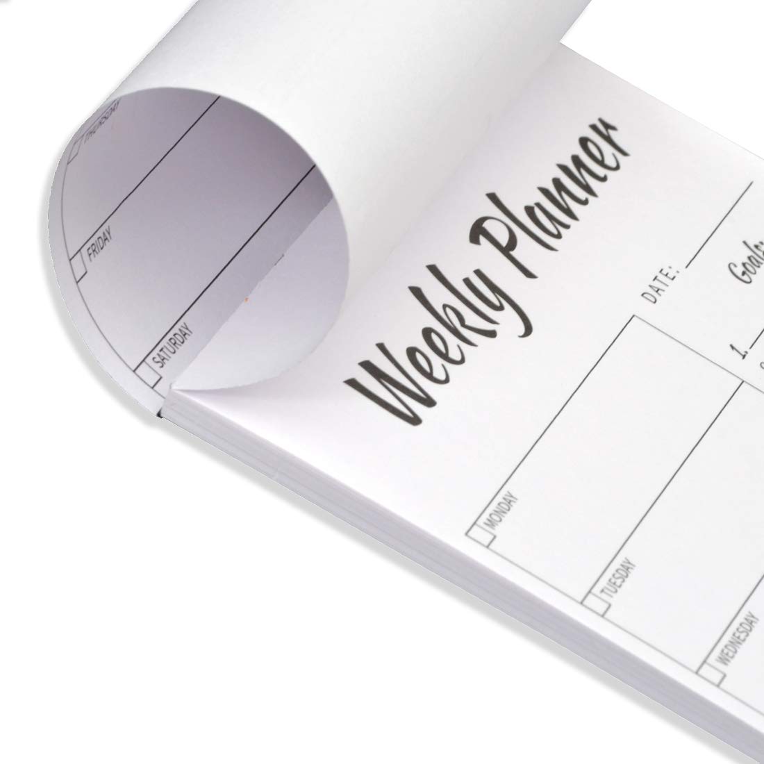 Weekly Planner | Goal Planner | to DO List Gift for Students & Teachers Pack of 2 Note Pads