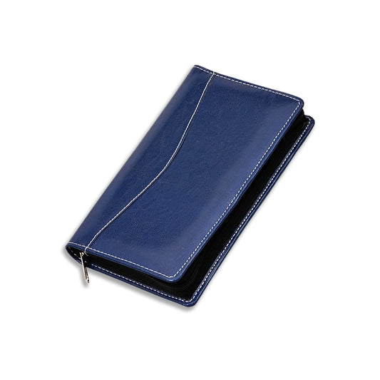 Blue Office Documents / Cheque Book Holder Organizer / Passport / Office Stationery Items holders for men and women.