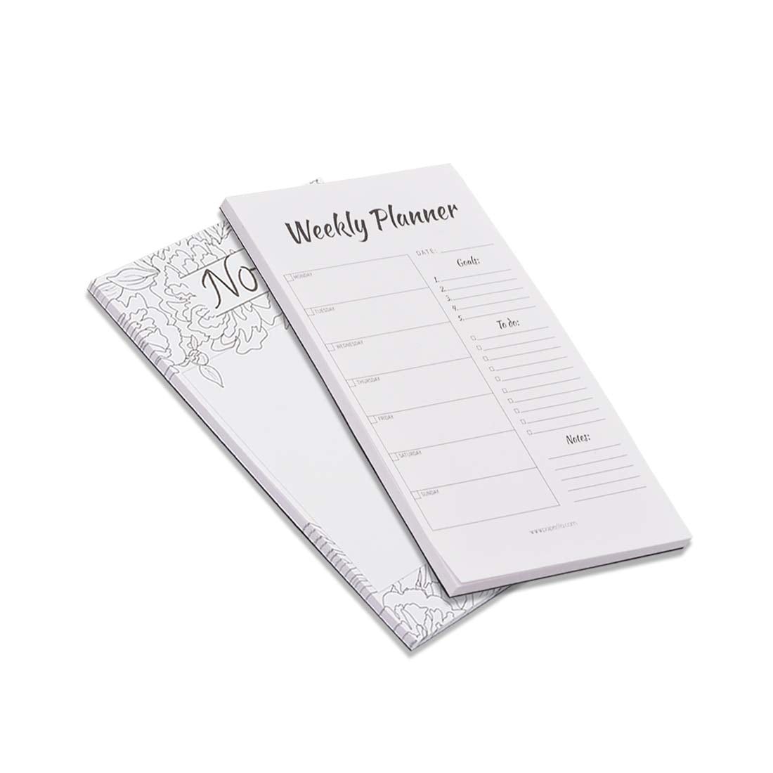 Weekly Planner | Goal Planner | to DO List Gift for Students & Teachers Pack of 2 Note Pads