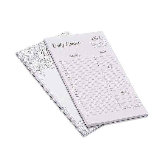 Daily Planner & Doodling Writing Note pad Pack of 2 to Do List