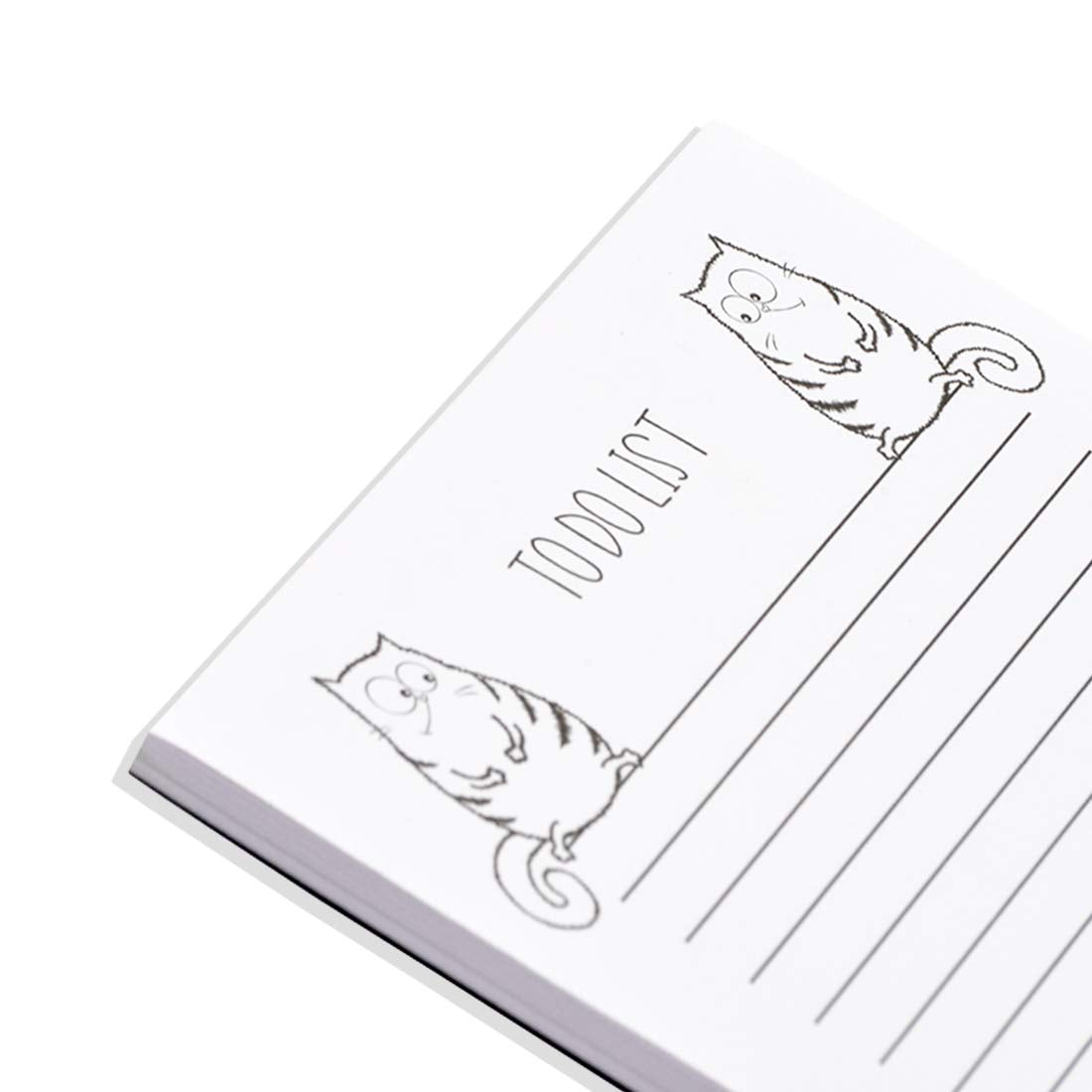 To DO List Notepad| Easy Tear Off Meow PAD for Shopping Lists, Reminders, APPOINTMENTS & Notes 5.5 * 8.5 INCHES| 50 Sheets Each (Set of 2 MEMO Pads)