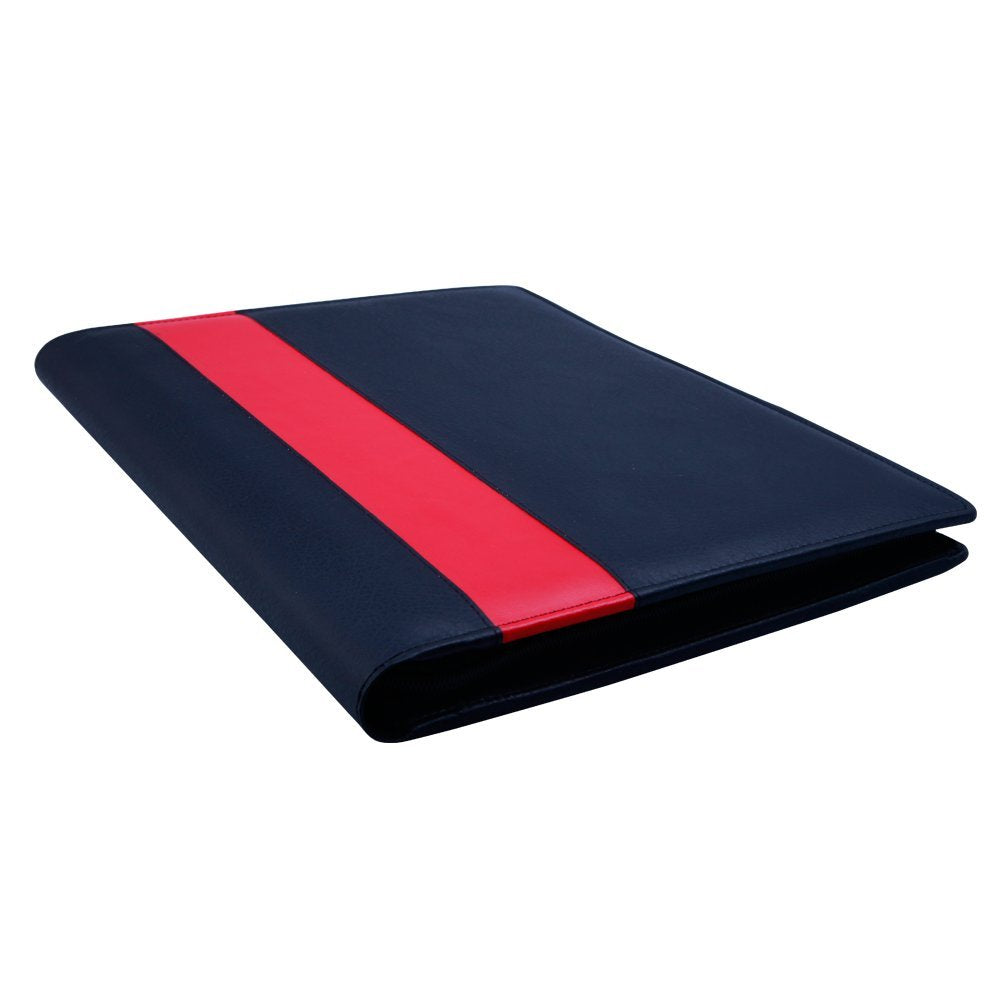 Black And Red Leatherite Conference Folder / Document Planner Folder