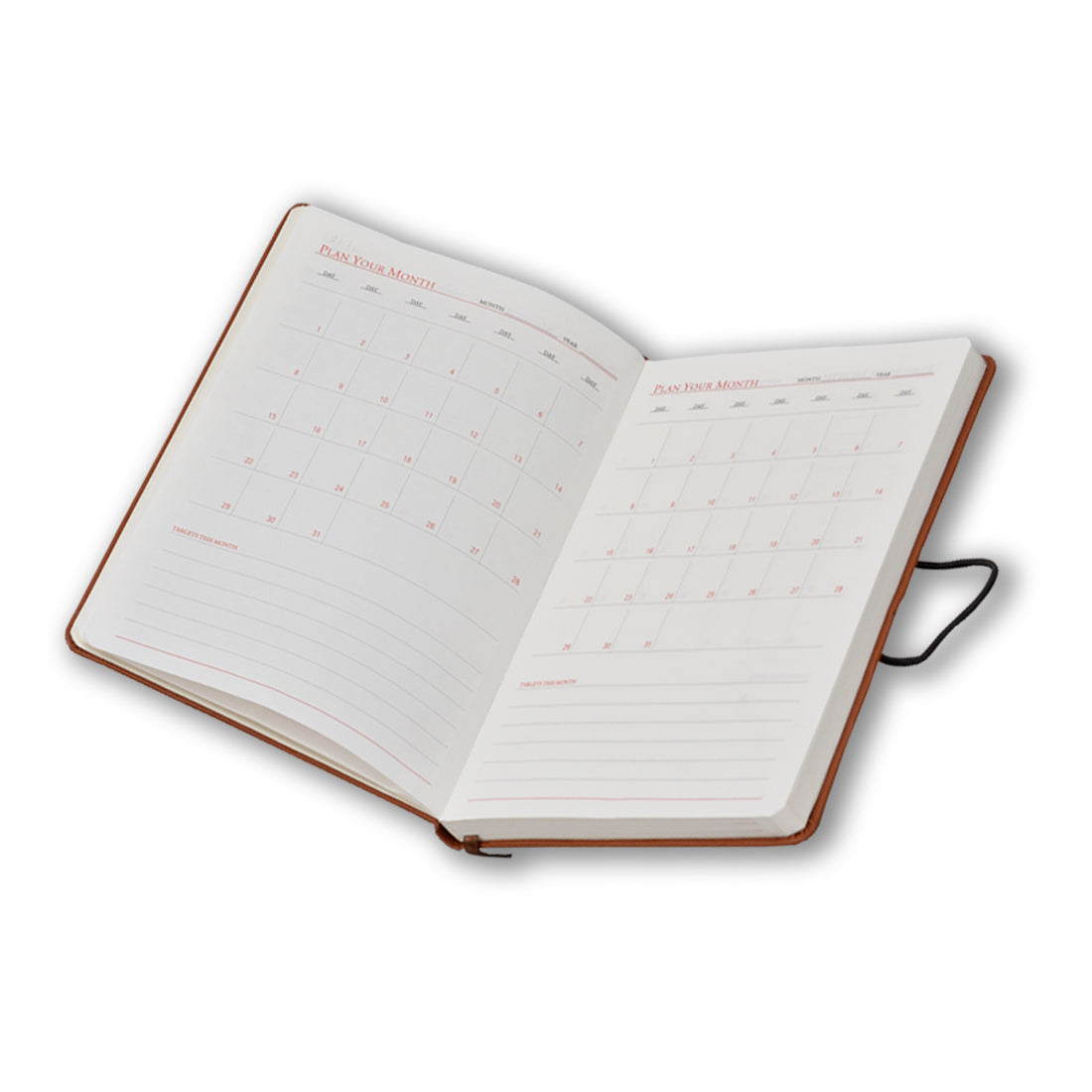 Brown Leatherette Executive Organizer/Planner Diary for Girls and Boys…
