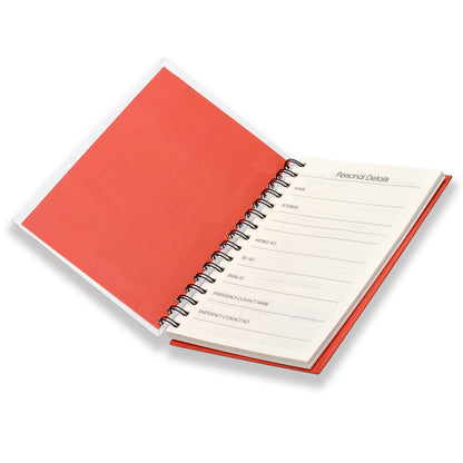 DAILY Wiro Bound Planner | Hardbound Diary | Daily Planner Diary with 150 pages