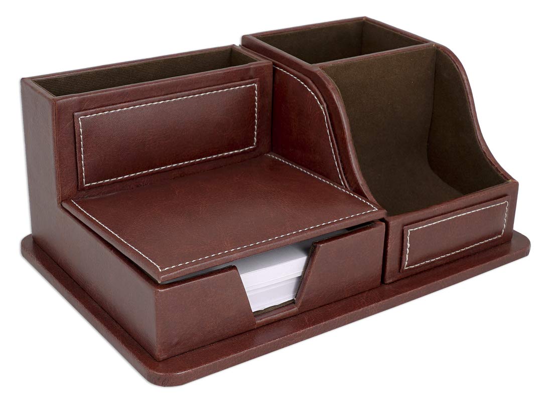 Leather Desk Organizer