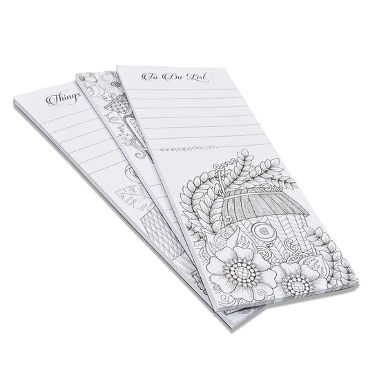 Notepad | Mandala | DOODLING to Do List Set of 3 Memo Pads