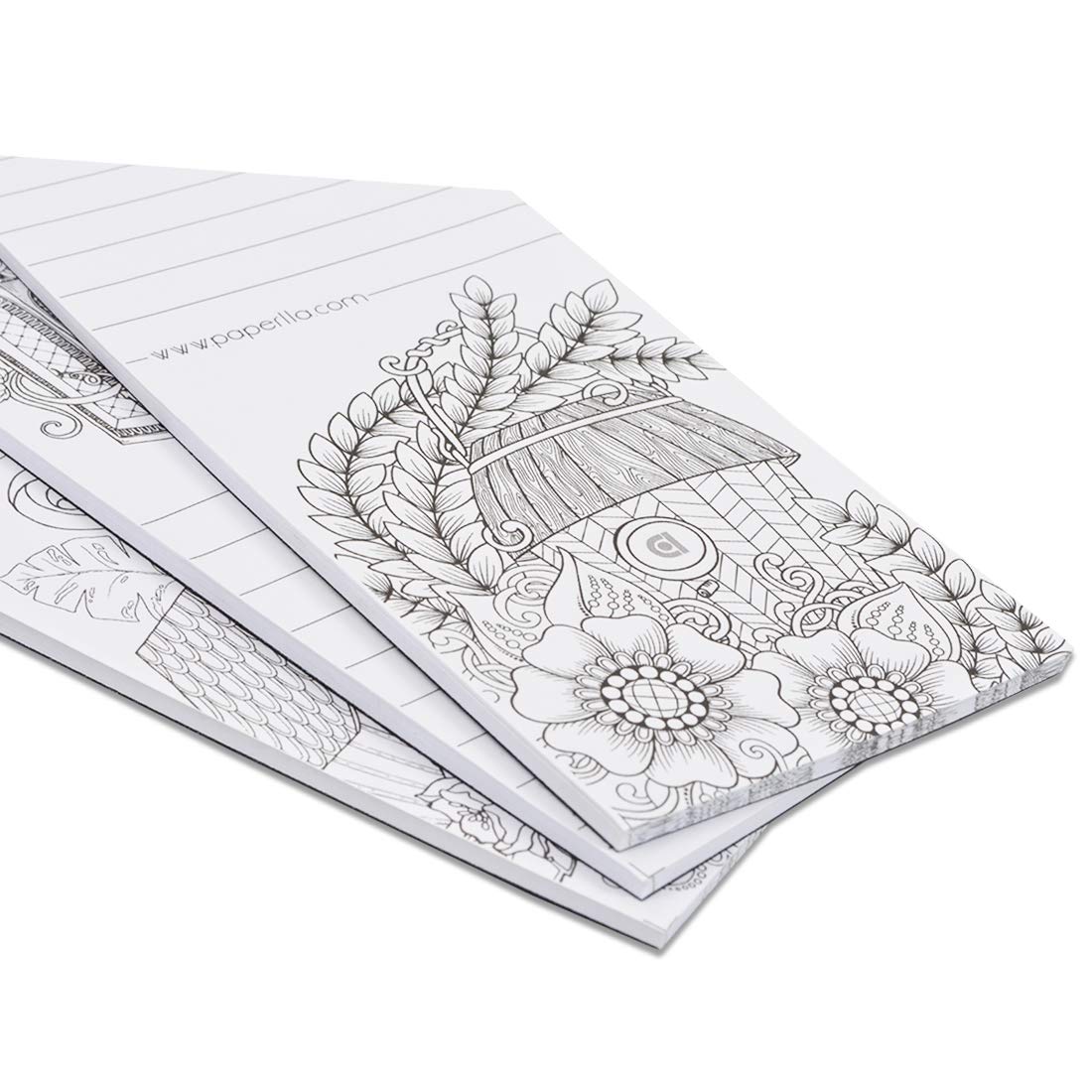 Notepad | Mandala | DOODLING to Do List Set of 3 Memo Pads