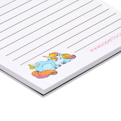To DO List MEMO Pads Cute Colourful Horse 50 Easy Tear Off Sheets Each| Set of 2 Writing Pads