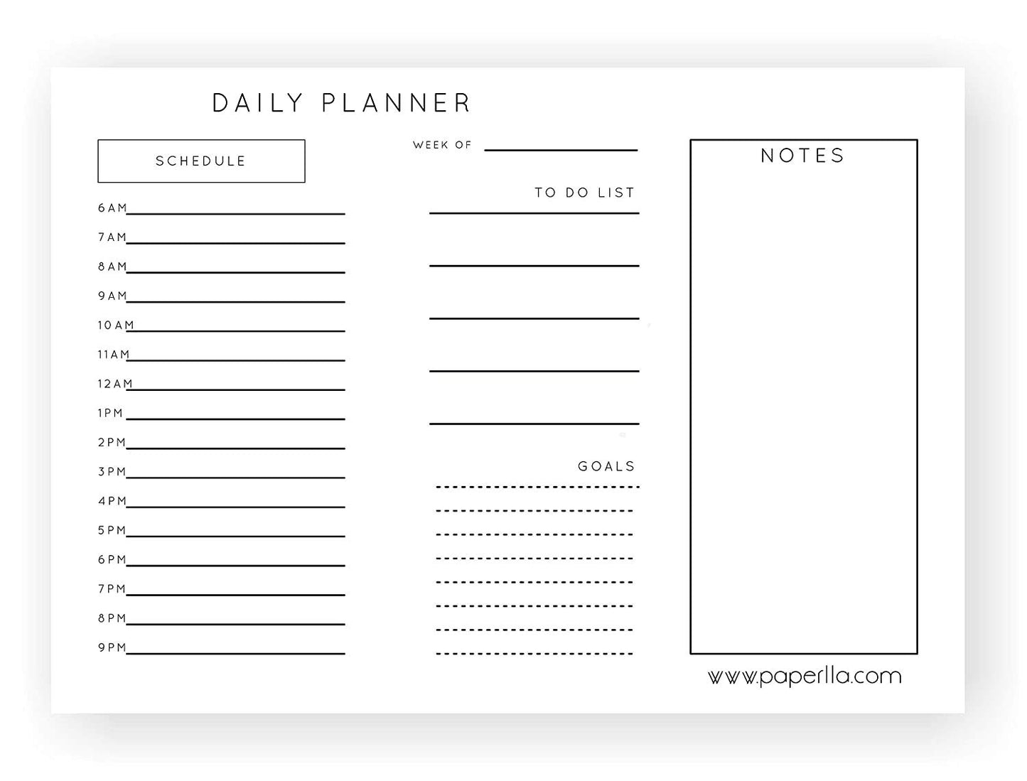 Daily Planner A4 Notepad/Elegant Writing Pad Goal Schedule to Do List Notes Diary Work Home Office Going Men and Women