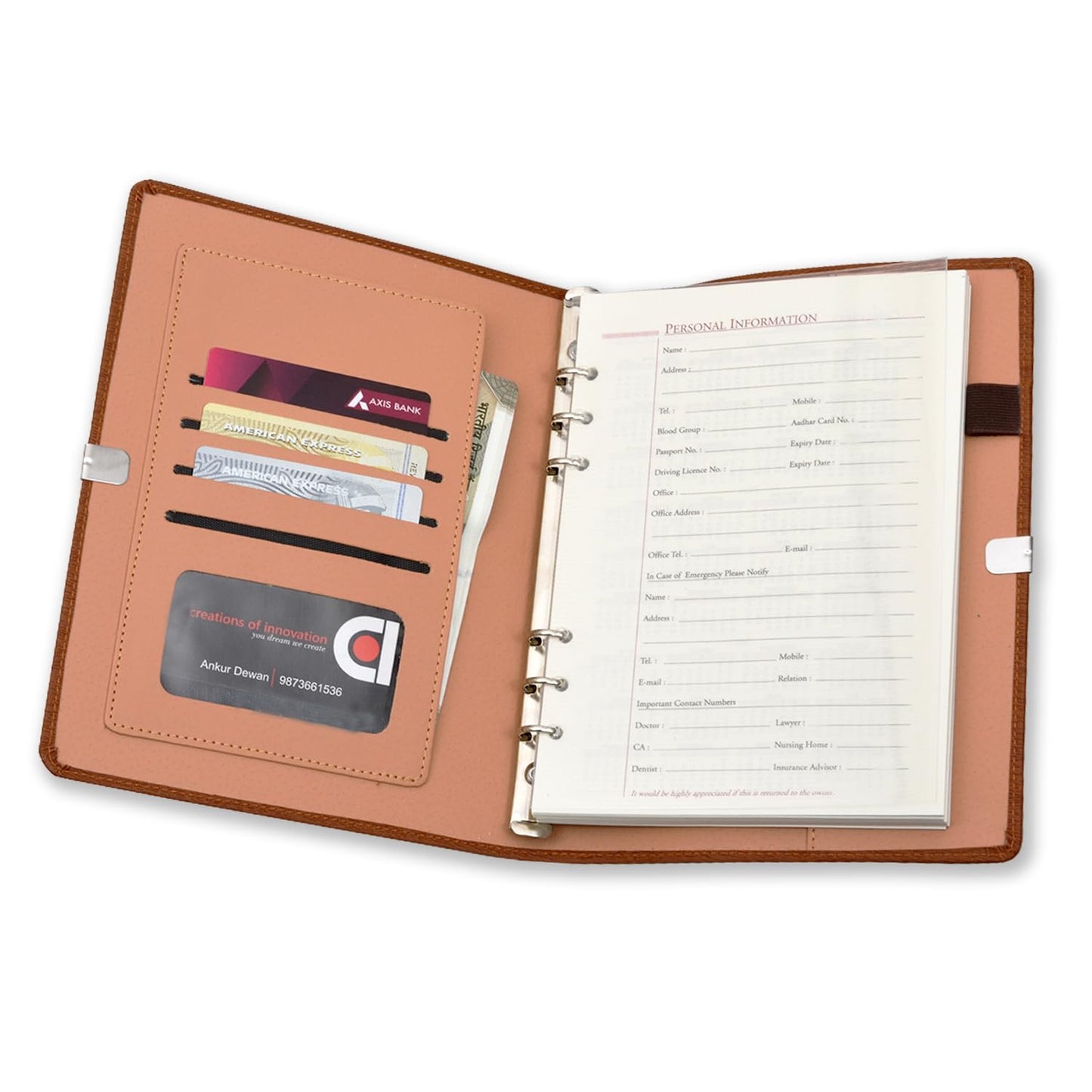Undated Brown Planner