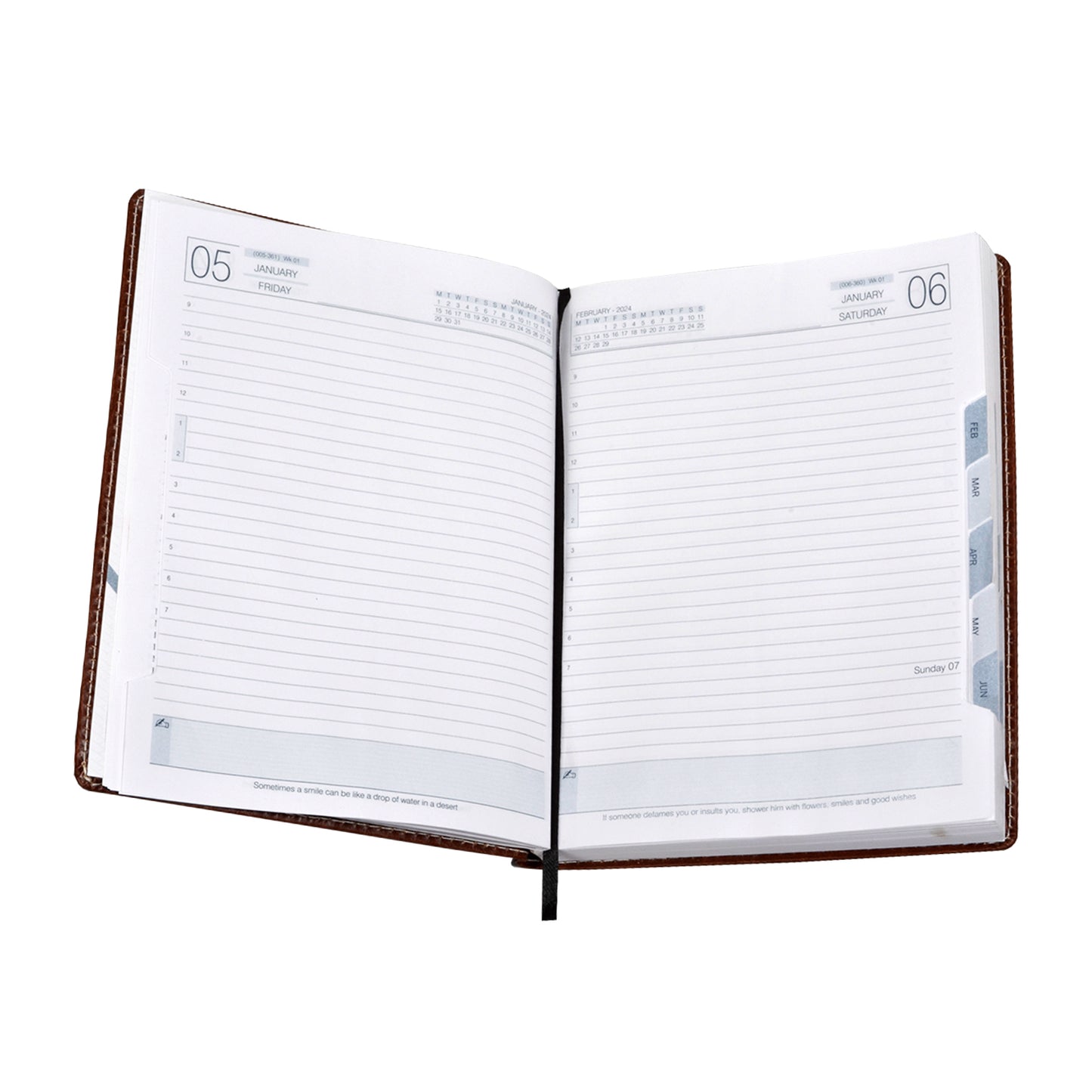 New Year Diary 2024 l Executive Diary with Monthly & Year Planner