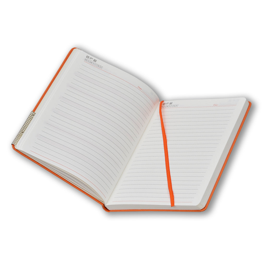 Orange A5 Notebook: Ruled | 90 GSM | 180 Pages