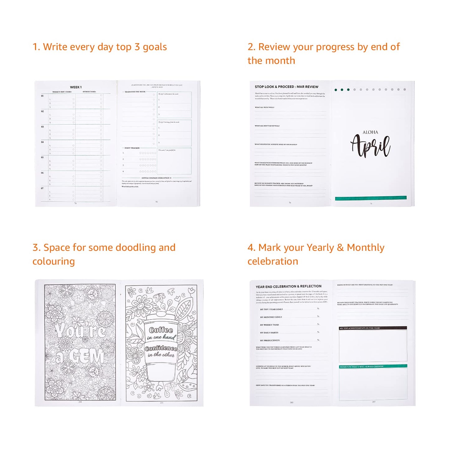 Undated Daily Planner