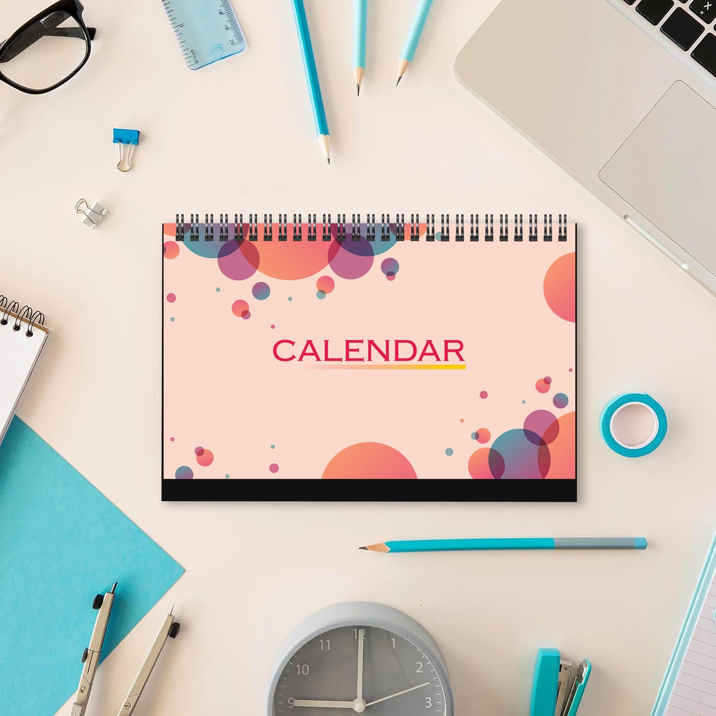 Desk Undated Calendar 2025