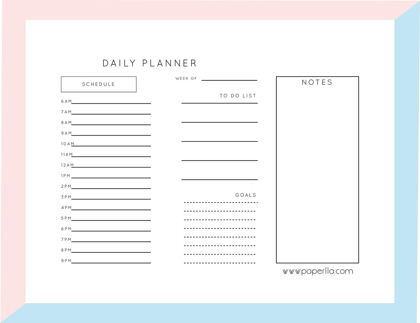 Daily Planner A4 Notepad/Elegant Writing Pad Goal Schedule to Do List Notes Diary Work Home Office Going Men and Women