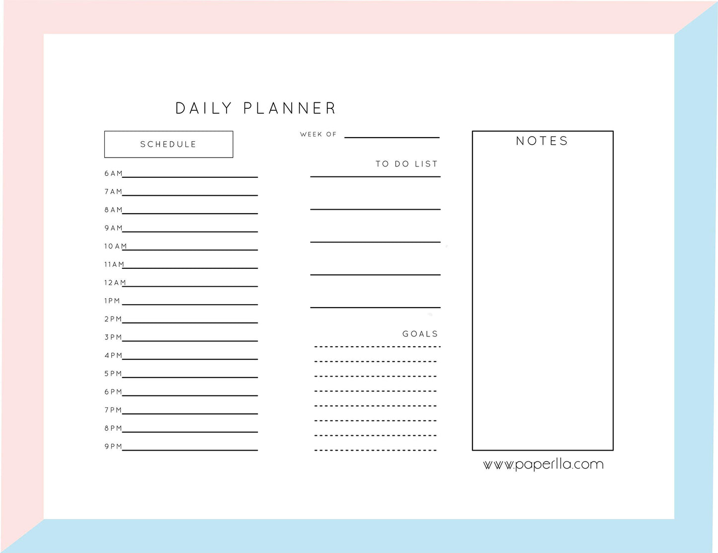 To Do List Notes Diary