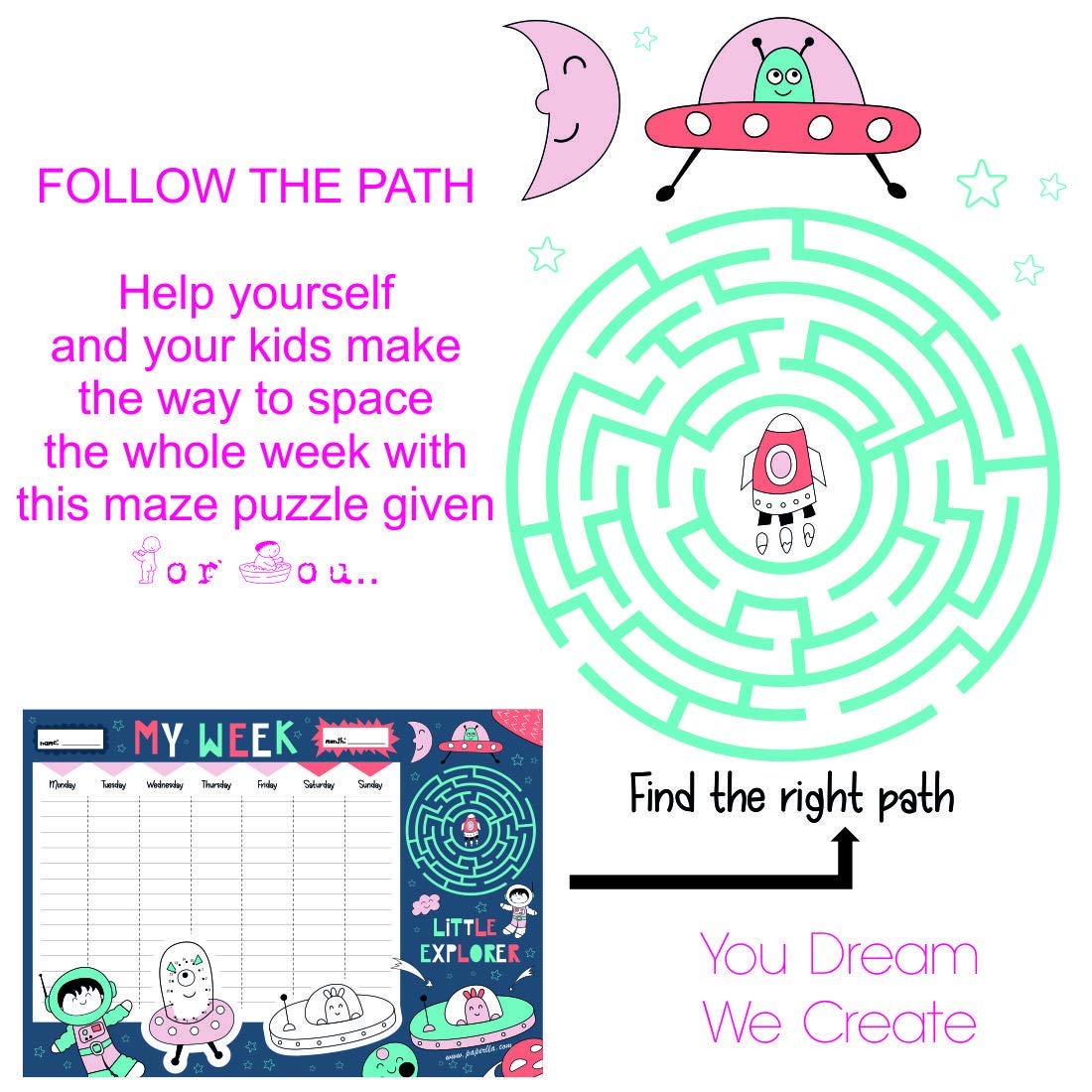Weekly Planner Writing Pad