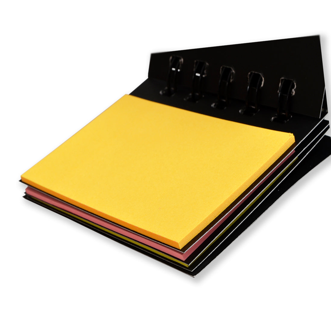 Sticky Notes Pad, Pocket-Size, Wirobound (2 x 3 Notes and Flags, 5 Colours)