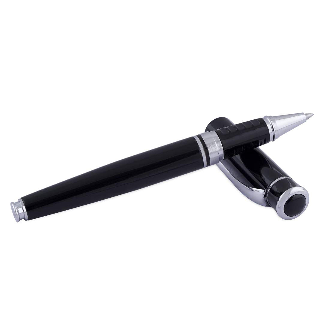 Paperlla Corporate Black Ball Point Pen Set with Blue Ink