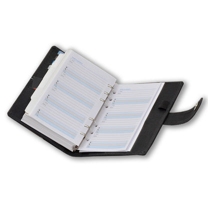 Buy Black Faux Leather Executive Diary Organizer For Office, Memo Pads Online