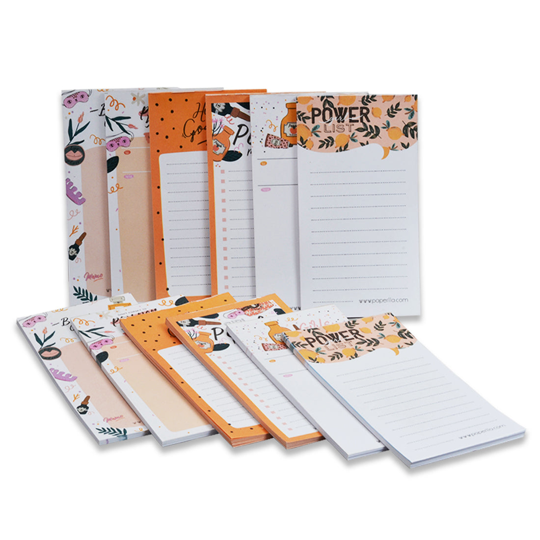 Daily Planner with 50 Undated Tear-Off Sheets - Calendar Organizer, Scheduler, Productivity Tracker for Goals, Tasks, Habits, Ideas, Notes, to Do Lists Set of 12 Pads
