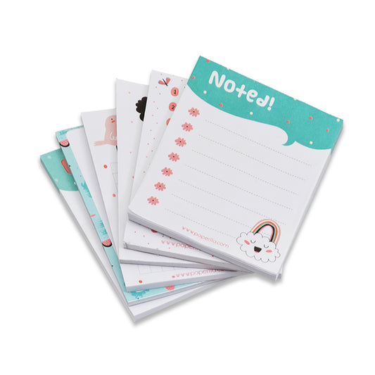 Writing Pad Undated Planner, Daily Agenda, Focus, and to Do List Notepad with Daily Checklist - Set of 6 Pads