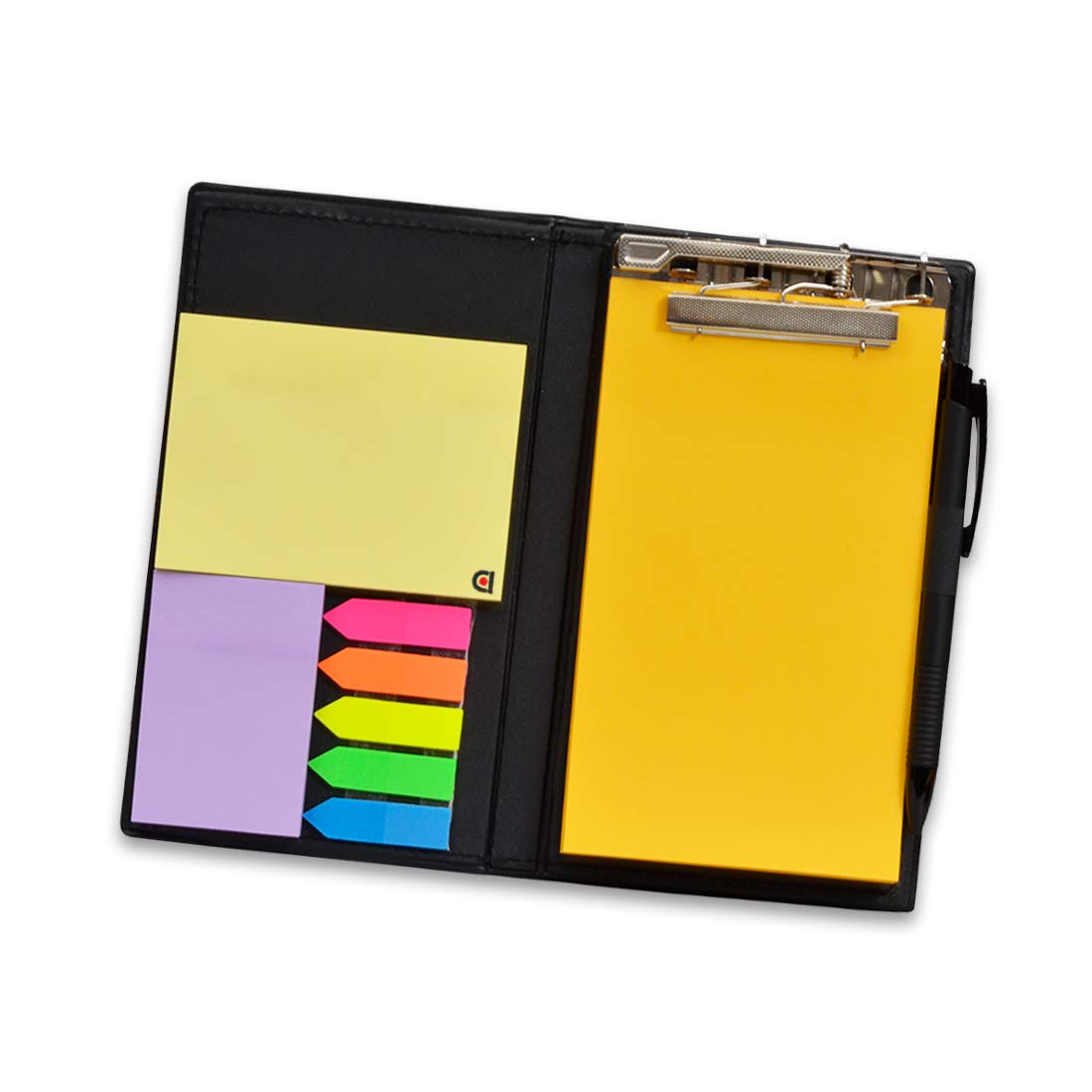 Buy Desk Organizer, Notepad Memo Holder with Colorful Sticky Notes Set