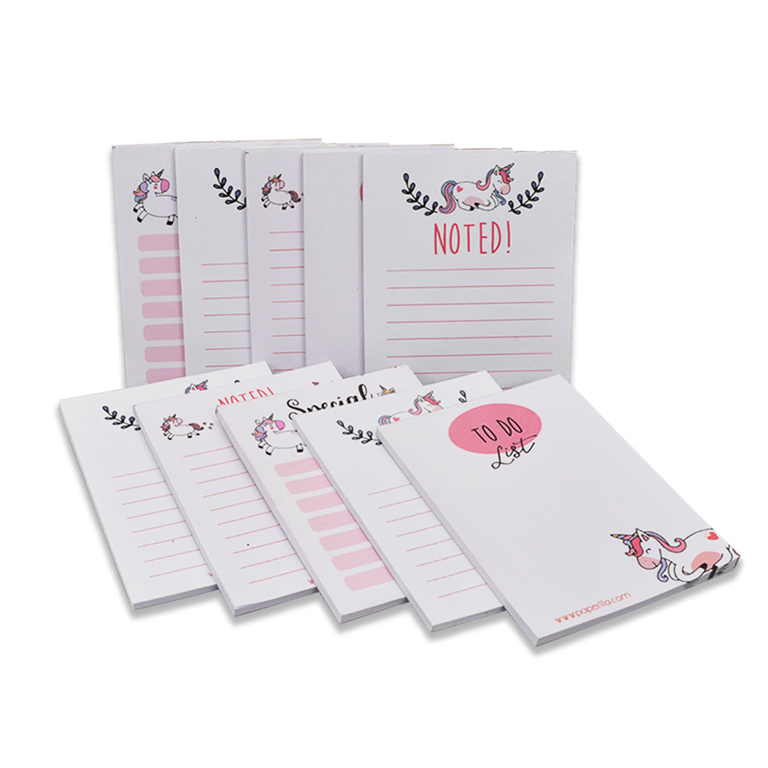 Memo Pads | Notepads | Doodling Pads for Home | School Going Kids Return Gifts for Girls | Boys Set of 10
