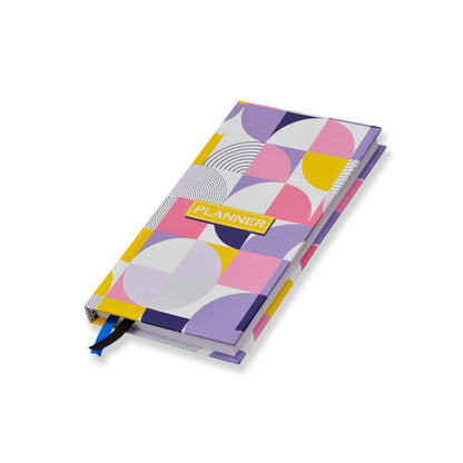 Planner, Undated 12 Month Planner,Travel Pocket Weekly Agenda/Monthly Diary (Set of 2)