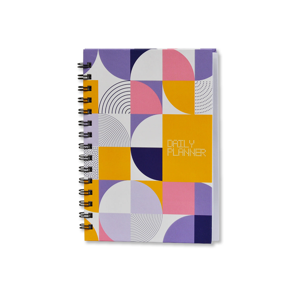Daily Planner Undated with to-Do-List, Notes, Meals, Appointment Planner Book with Hard Cover and Twin Wire Binding