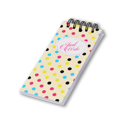 Designer Pocket Size Daily Notepad | Writing Pad | Unruled Pages | Tear off Sheets | Set of 6.