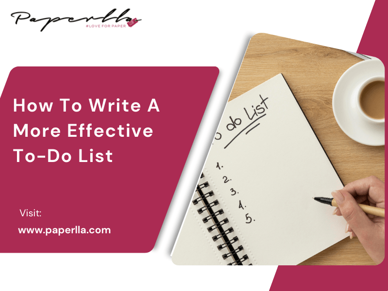 How to Write a More Effective To-Do List