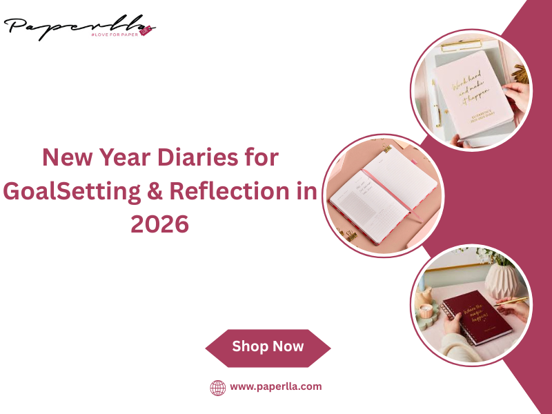 New Year Diaries for Goal-Setting & Reflection in 2026