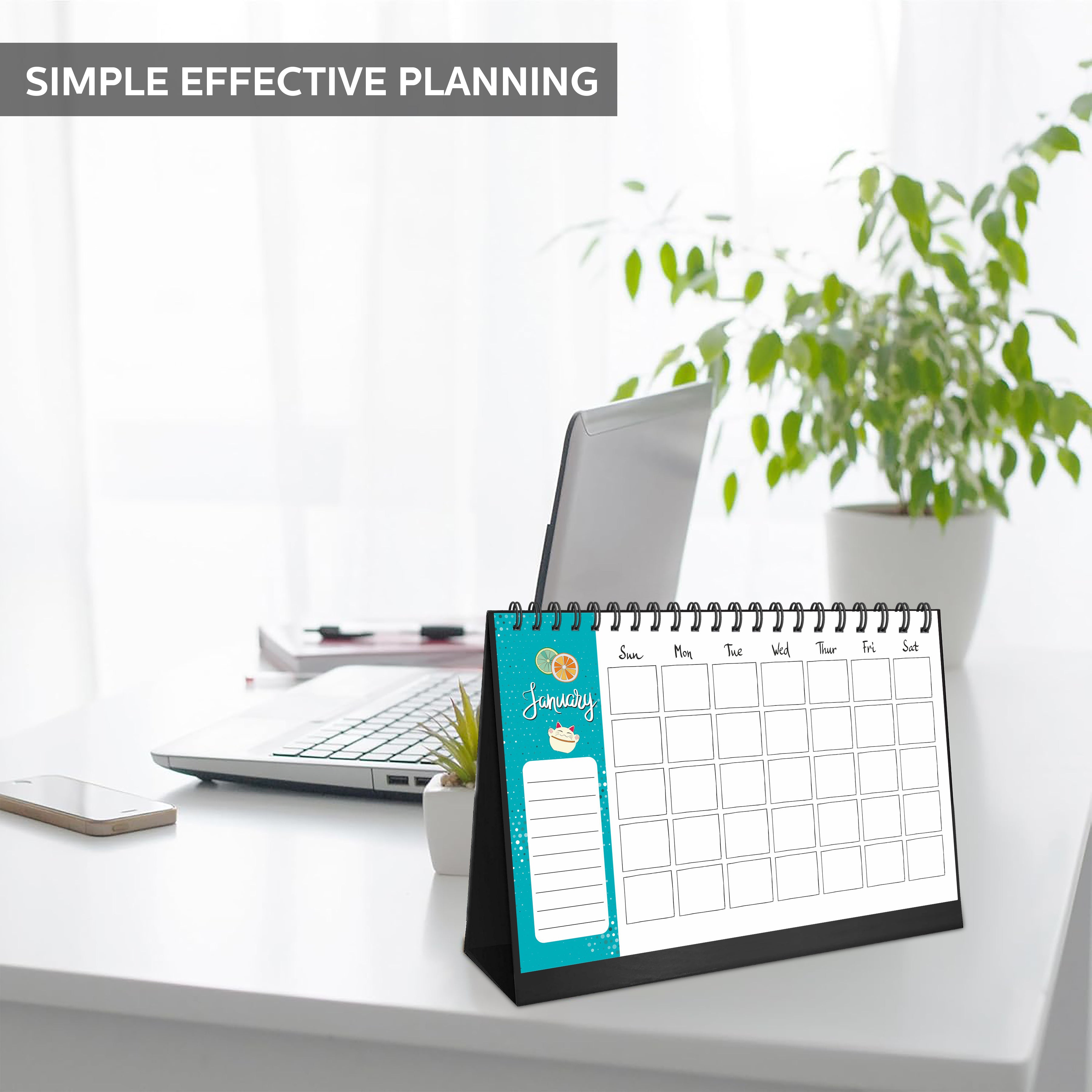 Desk Calendar 2025 Planner & Organizer