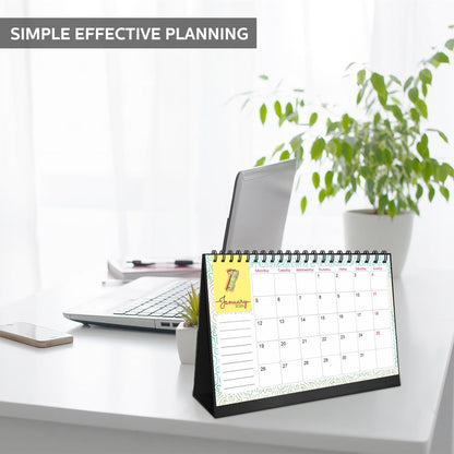 Desk Dated Calendar 2026 | A5 Size | Planner & Organizer | Home & Office Use