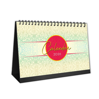 Desk Dated Calendar 2026 | A5 Size | Planner & Organizer | Home & Office Use