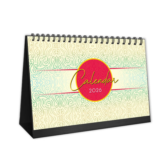Desk Dated Calendar 2026 | A5 Size | Planner & Organizer | Home & Office Use